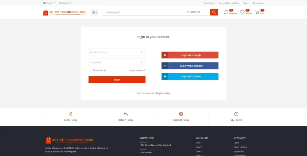 Complete Online Laravel Ecommerce Script using PHP & MySQL Free Source Code