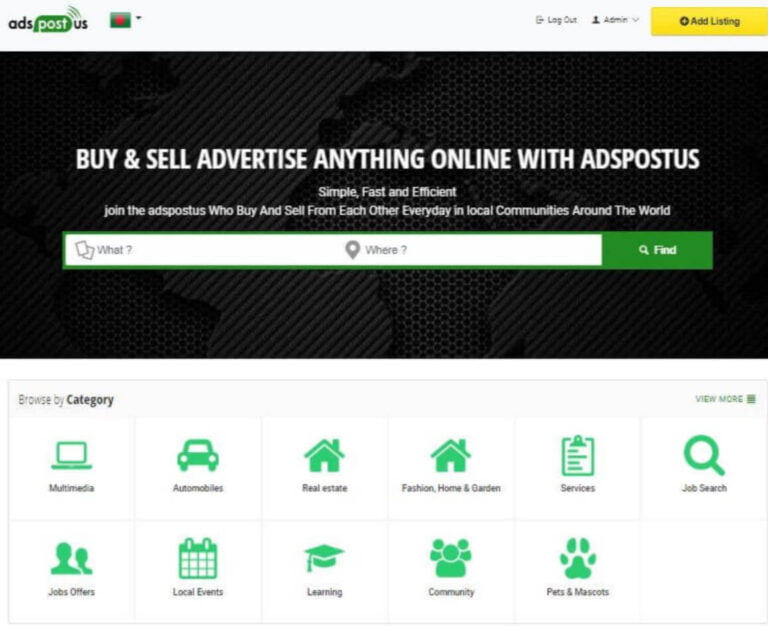 Adspostus Most Powerful Classified Ads Web Application