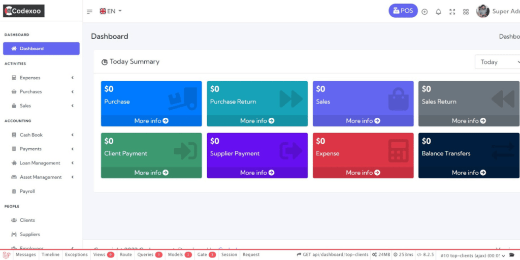 Complete POS with Inventory Management & HRM System in PHP MySQL