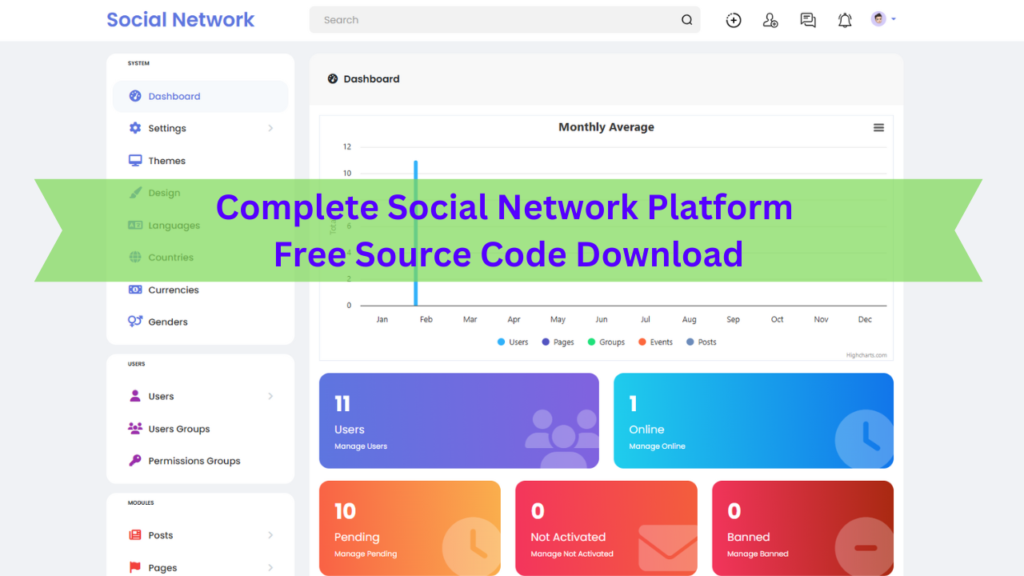 Ultimate PHP Social Network Platform Script Download
